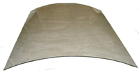 Single Pane Curved Bent Glass