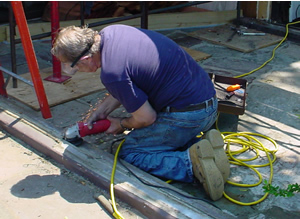 greenhouse foundation work